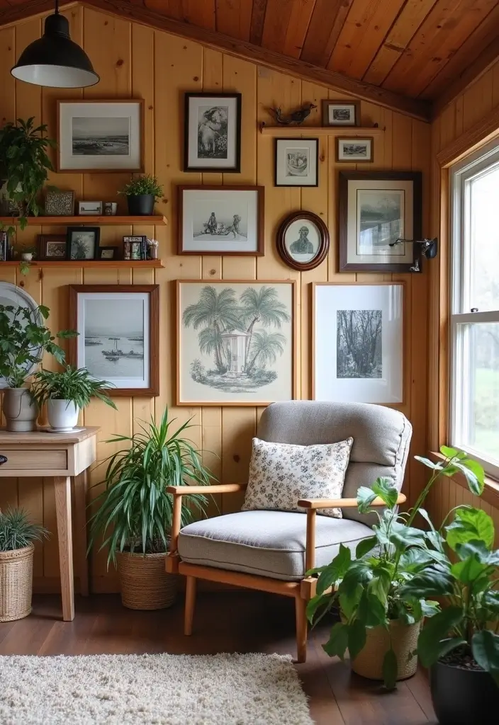 10 Genius She Shed Organization Tips That'll Transform Your Space into a Boho Paradise! - 10. Personalize with Art and Photos
