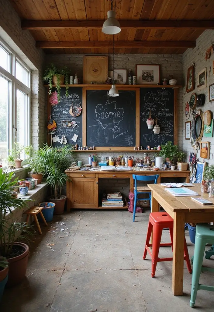 10 Relaxing She Shed Retreats That'll Make You Feel Like You're on Vacation Every Day! - 8. The Artsy Nook