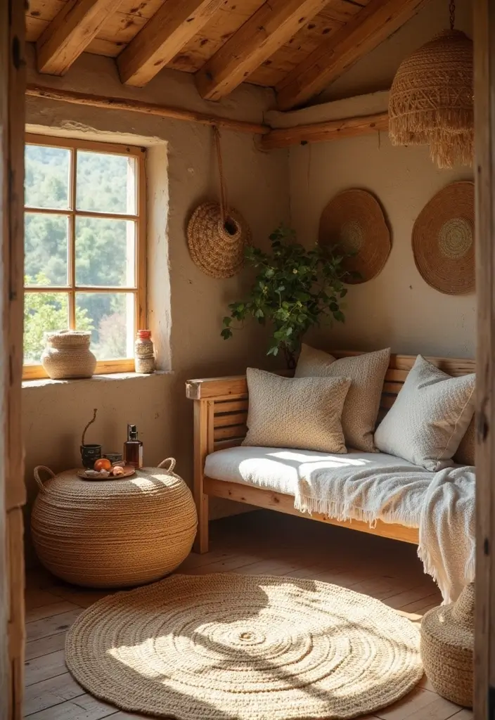 10 Stunning Boho She Shed Decor Ideas That Will Make You Want to Move In! - 1. Embrace Earthy Tones and Textures