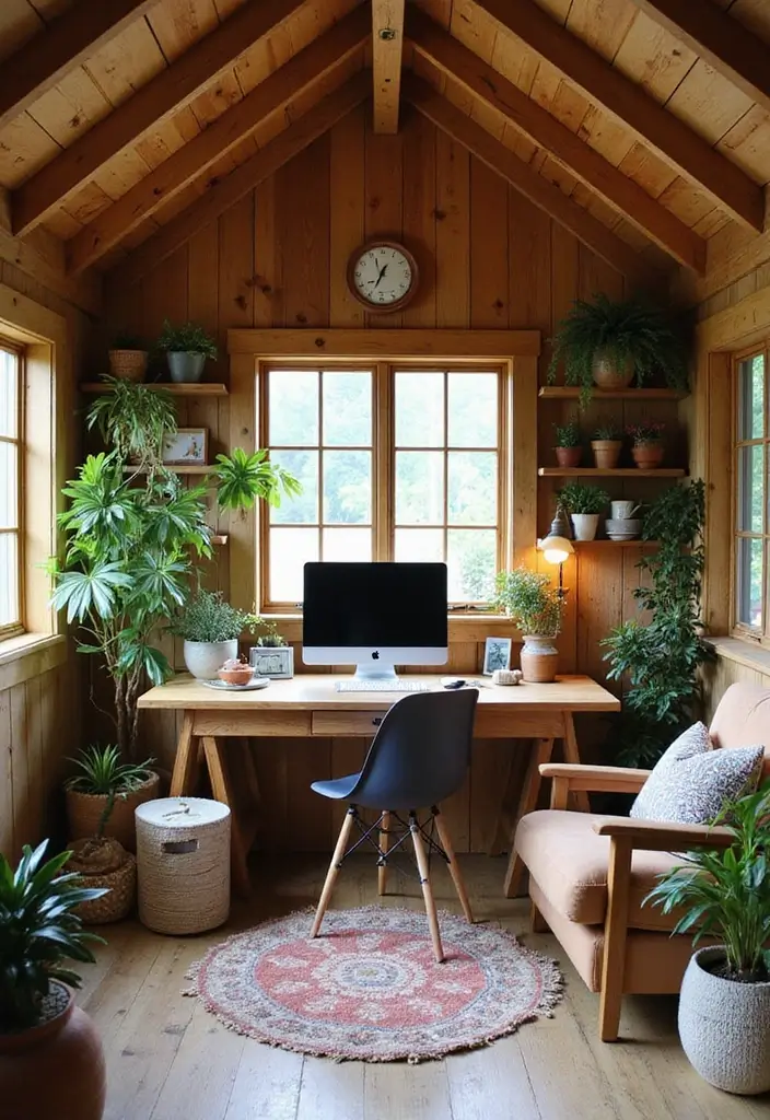 10 Stunning DIY Shed Transformations That Will Make You Want One Now! - 10. Home Office Retreat