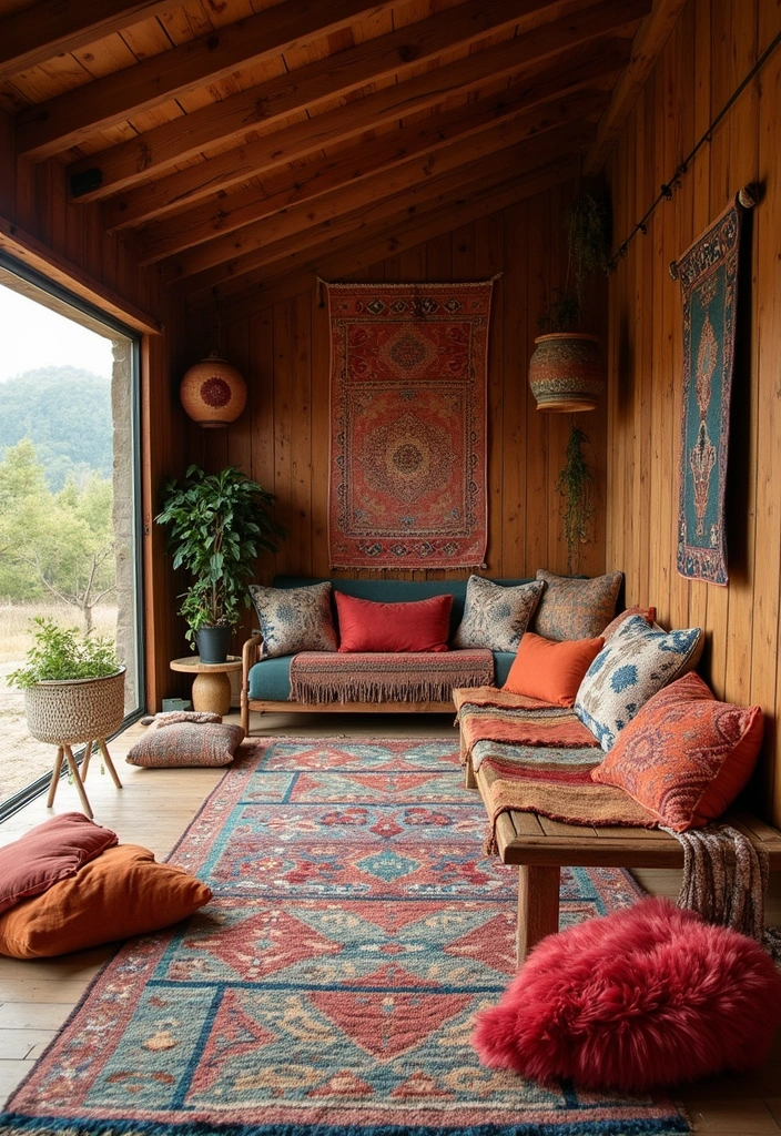 10 Stunning DIY Shed Transformations That Will Make You Want One Now! - 6. Bohemian Lounge Room