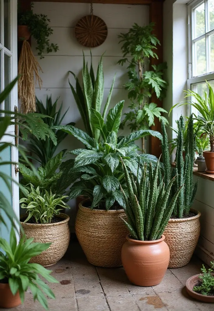 11 Cozy She Shed Ideas That'll Make You Want to Spend All Day Inside! - 2. Indoor Plants for Freshness