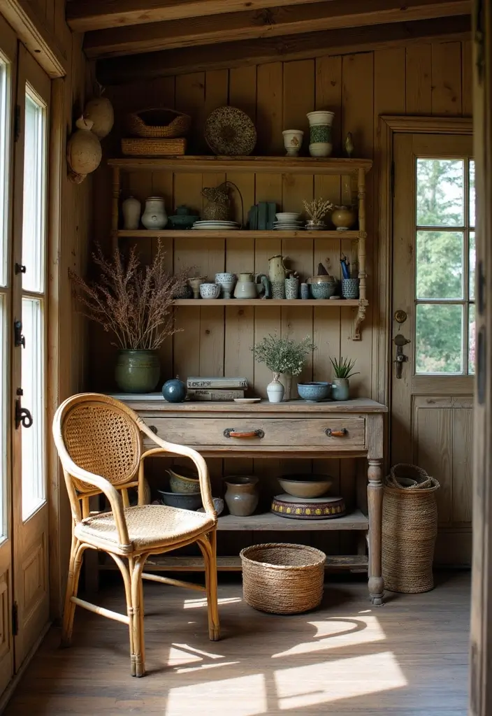 11 Cozy She Shed Ideas That'll Make You Want to Spend All Day Inside! - 4. Vintage Furniture Finds