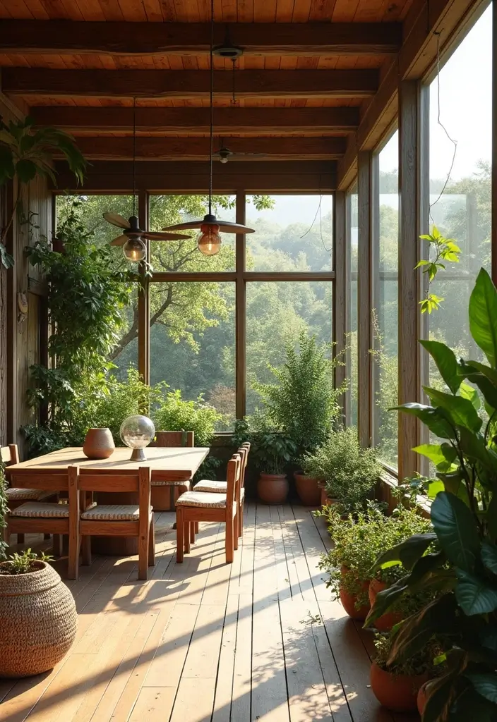 12 Bohemian She Shed Decor Ideas That'll Make You Swoon! - 11. Outdoor-Indoor Connection