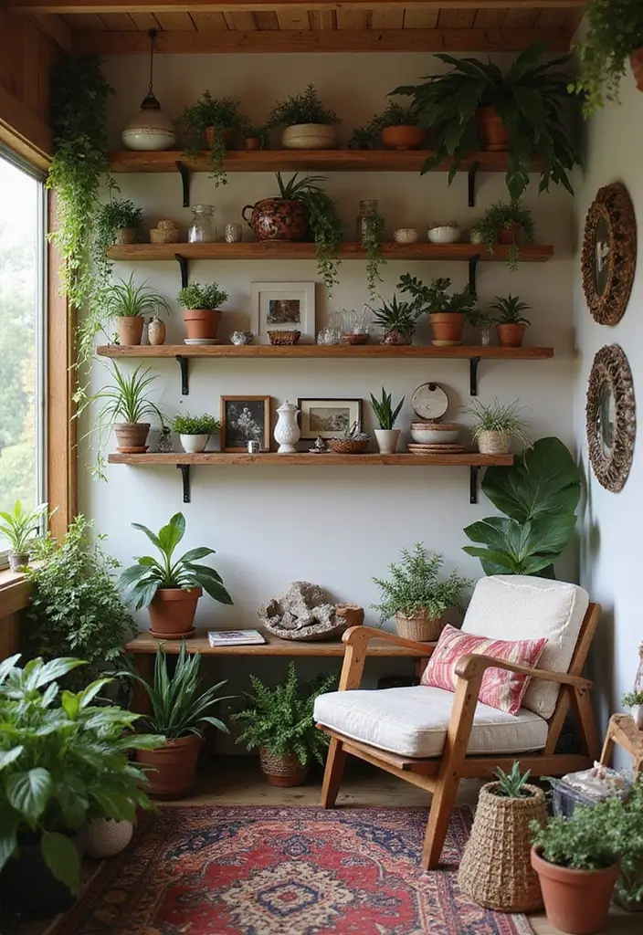 12 Bohemian She Shed Decor Ideas That'll Make You Swoon! - 3. Natural Elements Abound