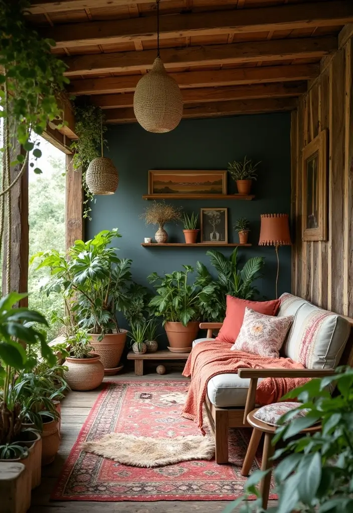 12 Bohemian She Shed Decor Ideas That'll Make You Swoon! - 9. Cozy Nooks for Relaxation