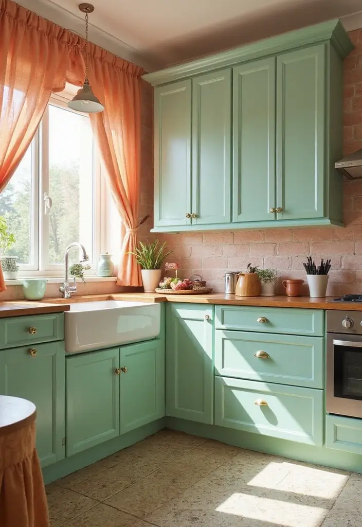 13 Rococo Color Schemes That Will Revitalize Your Space (You Won't Believe #7!) - 5. Mint Green and Peach