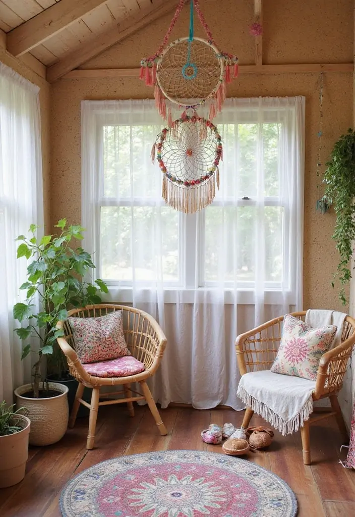 15 Boho She Shed Decor Ideas That Will Transform Your Outdoor Workspace Into a Dreamy Retreat! - 15. Whimsical Decor Elements