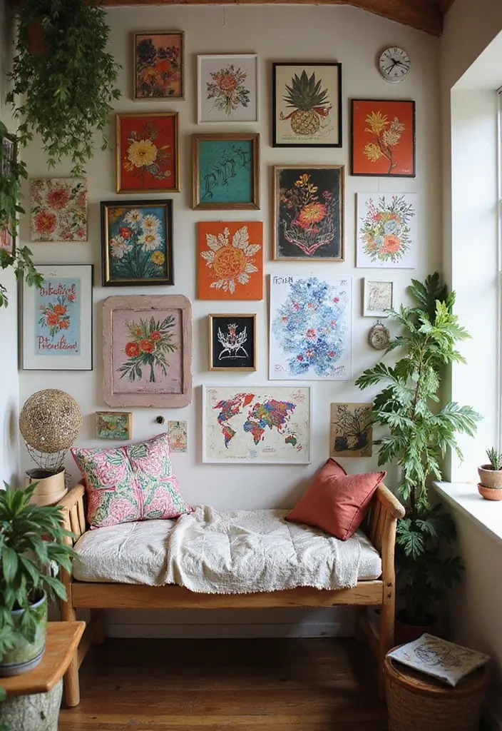15 Boho She Shed Decor Ideas That Will Transform Your Outdoor Workspace Into a Dreamy Retreat! - 6. Artistic Touches
