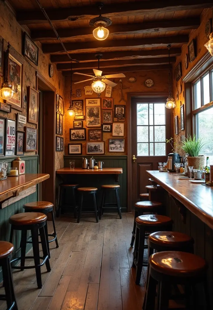 15 Stunning Small Home Saloon Designs That'll Make You Want to Mix a Cocktail ASAP! - 15. Personalized Touches to Make It Yours