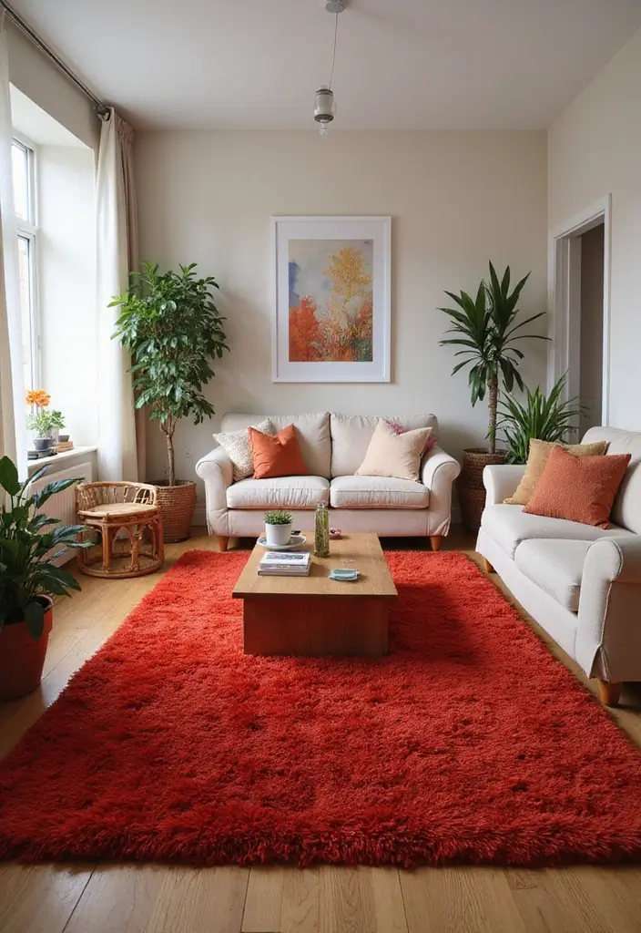 15 Stunning Ways to Incorporate Red Accents in Your Home Decor (You Won't Believe #10!) - 3. Red Rugs