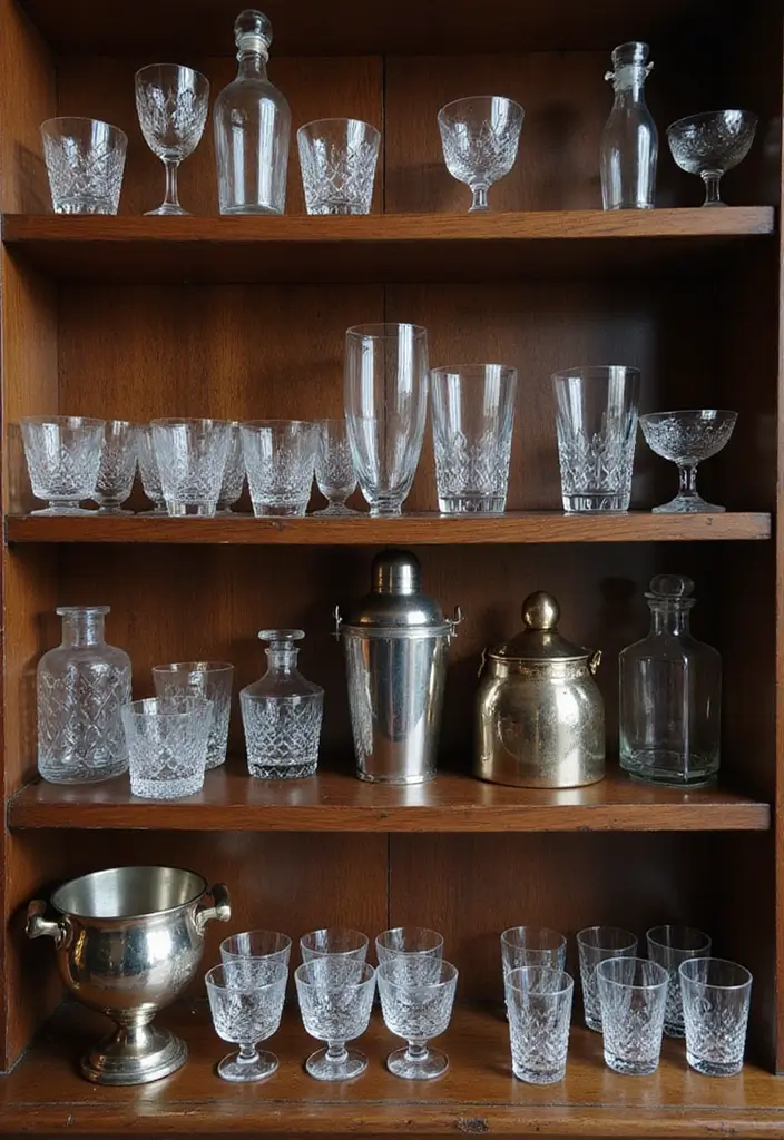 16 Unique Saloon Accessories That Will Make Your Home Feel Like a Five-Star Bar (Check Out #4!) - 1. Vintage Barware Collection