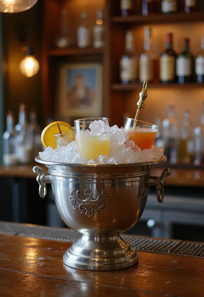 16 Unique Saloon Accessories That Will Make Your Home Feel Like a Five-Star Bar (Check Out #4!) - 10. Stylish Ice Bucket