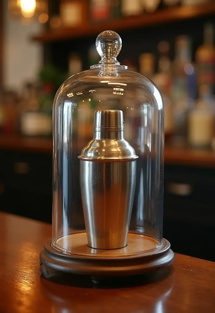 16 Unique Saloon Accessories That Will Make Your Home Feel Like a Five-Star Bar (Check Out #4!) - 13. Decorative Glass Cloche