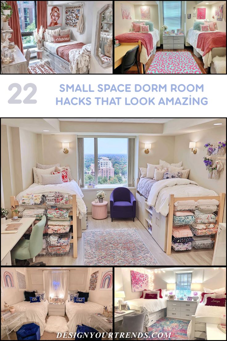 20 Brilliant Tiny Dorm Hacks That Make Small Spaces Feel Massive (You Won't Believe #10!) - 15. Light it Up with Fairy Lights