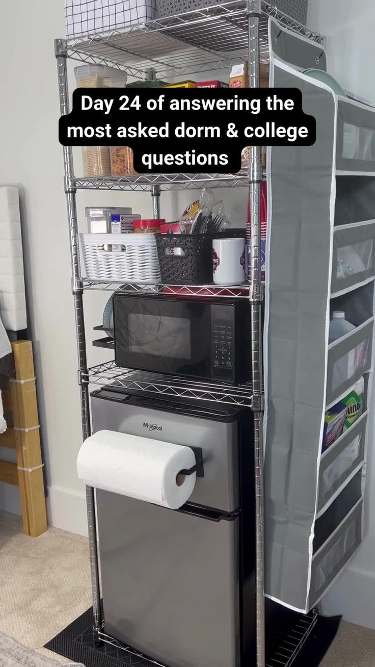 20 Brilliant Tiny Dorm Hacks That Make Small Spaces Feel Massive (You Won't Believe #10!) - 17. Create a Mini Kitchenette