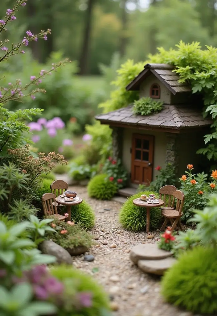 21 DIY Hippie Garden Projects That Will Transform Your Outdoor Space into a Boho Paradise! - 4. Fairy Garden