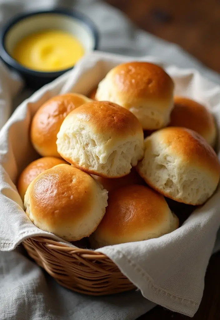 5 Beginner-Friendly Bread Recipes That Are Foolproof (Even Non-Bakers Can Master Them!) - 4. Simple Dinner Rolls