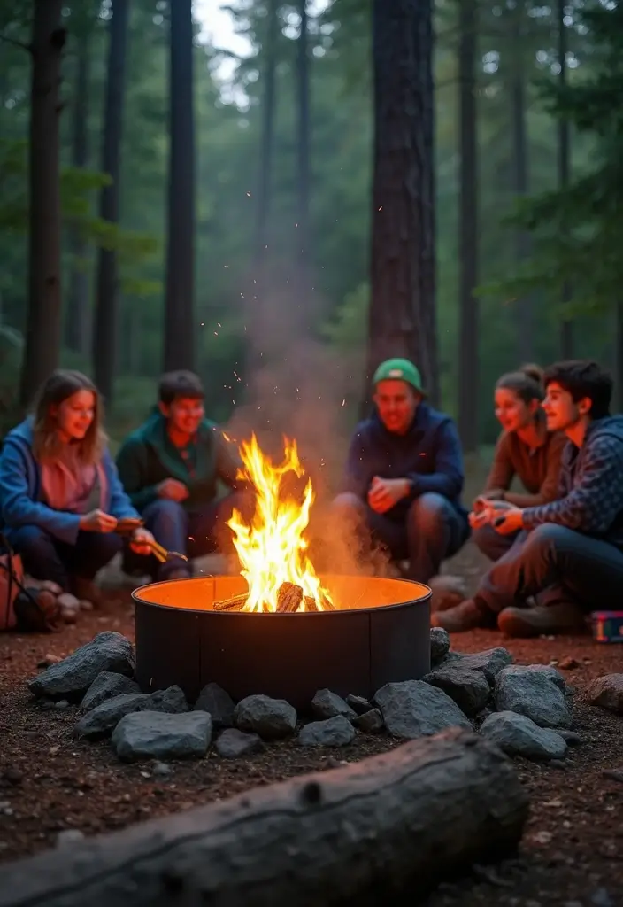 12 Must-Have Camping Gear Items You Didn't Know You Needed (Number 5 Will Blow Your Mind!) - 7. Portable Campfire Pit
