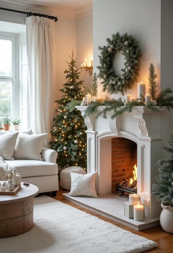 14 Cozy White Christmas Home Tours That’ll Fill Your Heart with Joy! - 1. The Classic Cozy Cottage