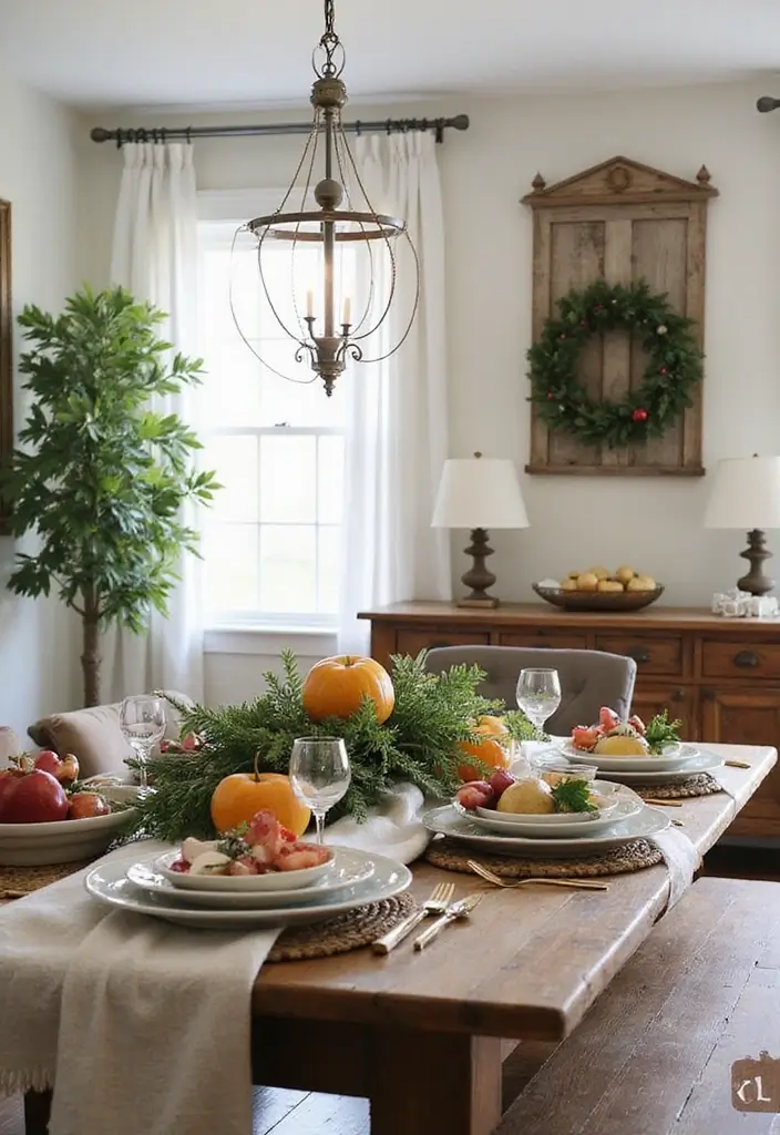 14 Cozy White Christmas Home Tours That’ll Fill Your Heart with Joy! - 10. Farm-to-Table Festivities