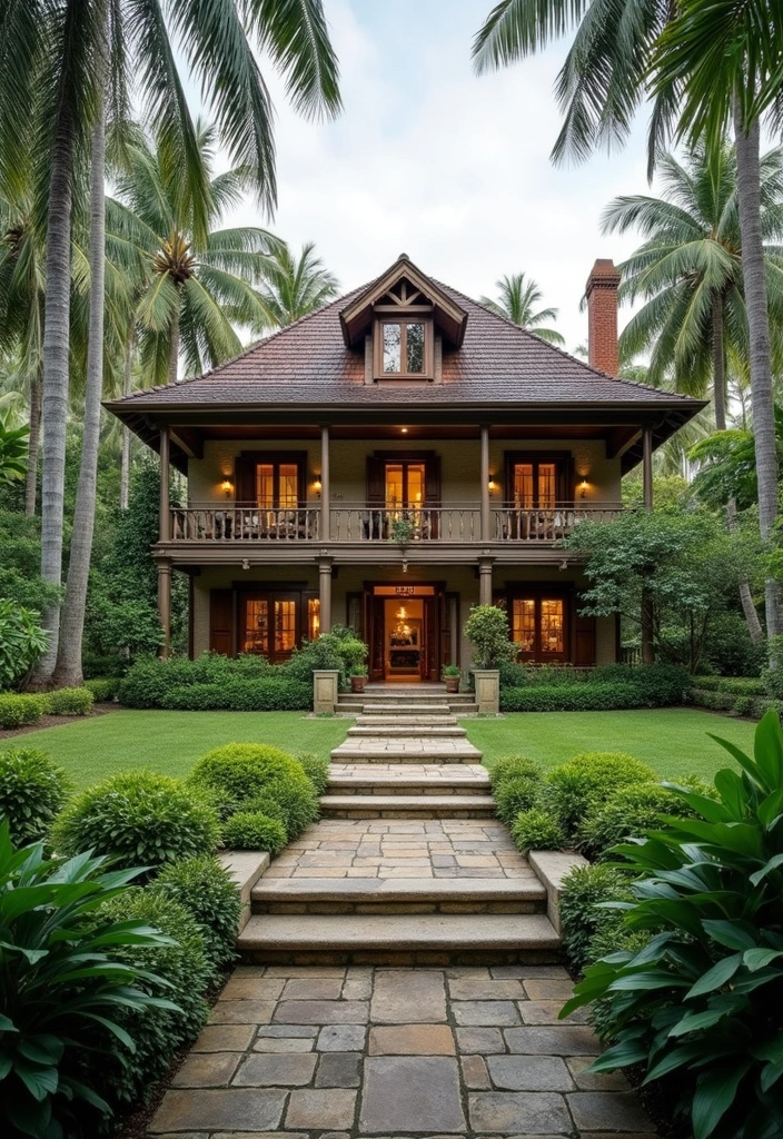 17 Stunning British Colonial Style Homes That Will Make You Want to Move to England! - 3. The Tropical Oasis