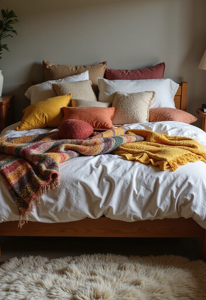 21 Cozy Small Bedroom Decor Hacks That'll Make You Feel Right at Home (Don't Miss #12!) - 1. Layer Your Textiles