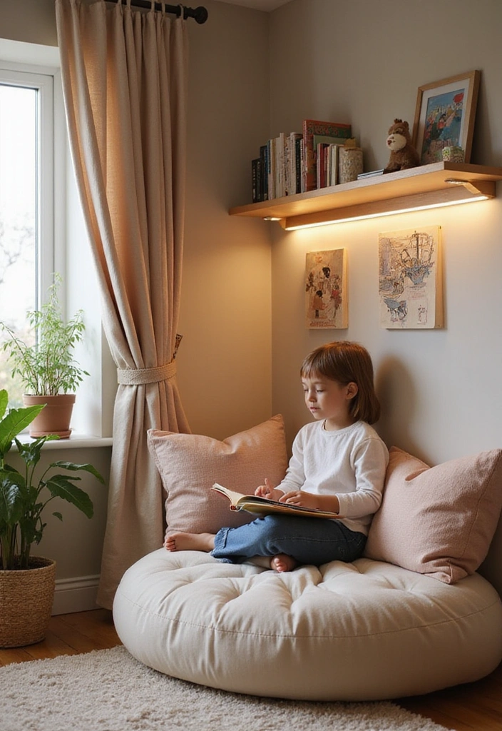 25 Magical Kids Room Decor Ideas That'll Make Bedtime a Dream Come True! - 3. Cozy Reading Nooks