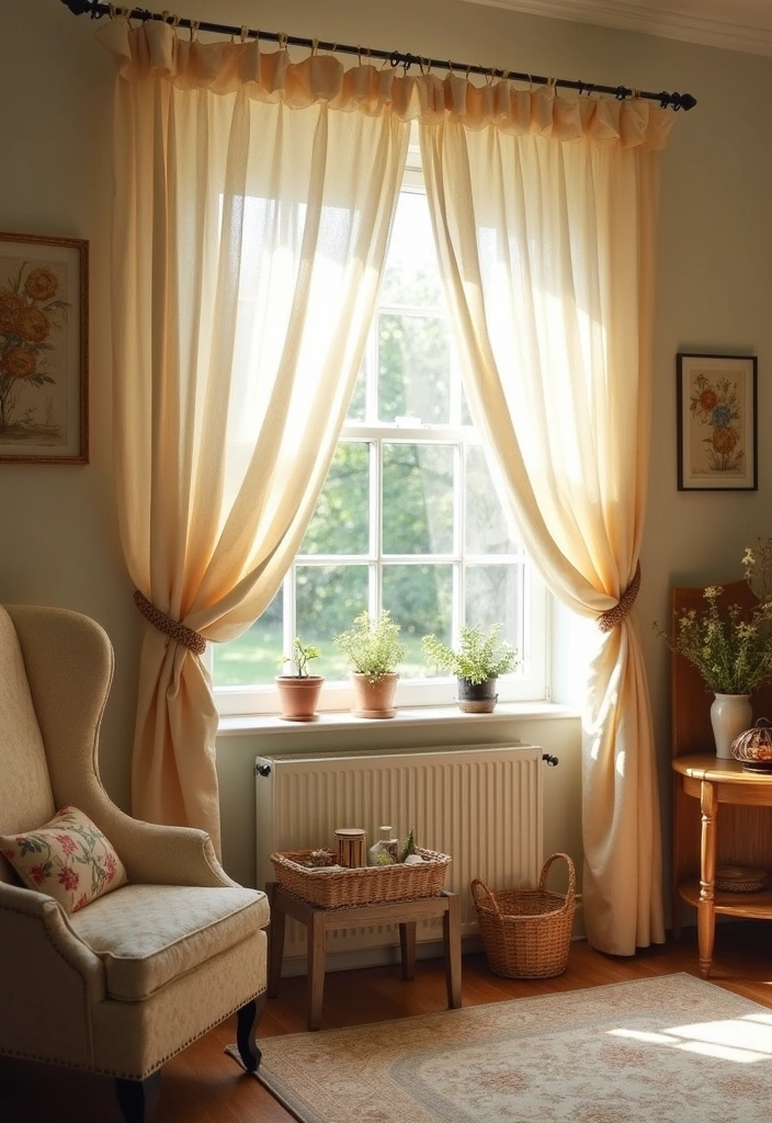 25 Fun and Budget-Friendly Small House DIY Projects You Can Start Today! - 11. DIY Curtains from Drop Cloths