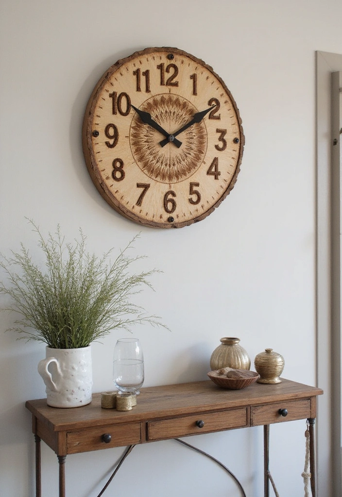 30 DIY Home Decor Projects That Are So Easy You'll Think They Were Store-Bought! - 25. Handmade Wall Clock