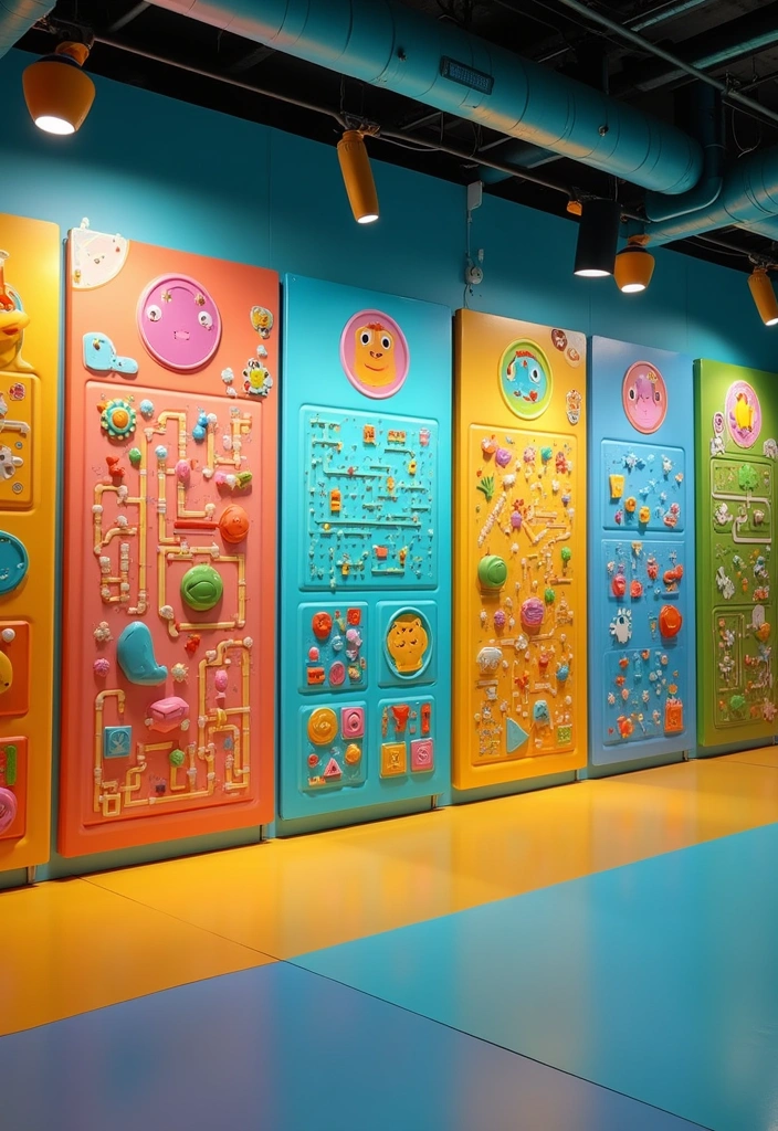 17 Ingenious Underground Kids Play Room Ideas for Small Spaces (You Won't Believe #4!) - 6. Themed Play Panels