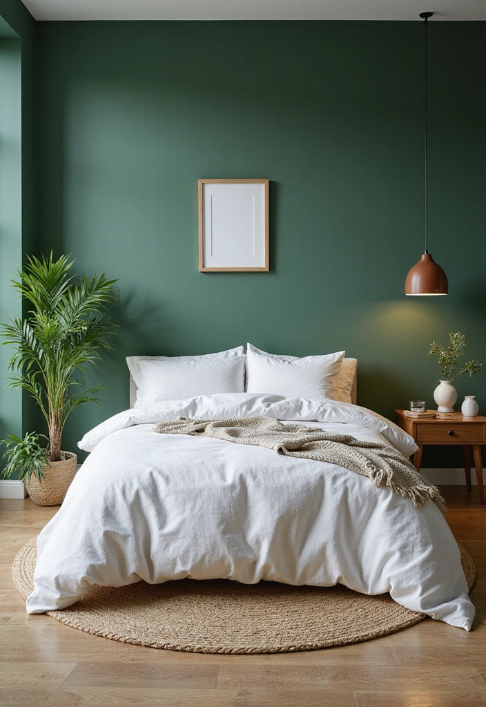 16 Bold Color Combos That'll Make Your Neighbors Jealous (Warning: #8 Is Not for the Faint-Hearted!) - 2. Deep Green & Crisp White