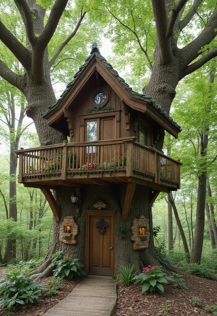 21 Mind-Blowing Kids Tree House Ideas That'll Make Your Kids Scream 'WOW!' - 7. Secret Playhouse