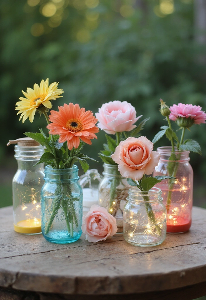 25 DIY Home Decor Projects That Are So Simple You’ll Think ‘Why Didn’t I Do This Sooner?!’ - 1. Upcycled Glass Jars
