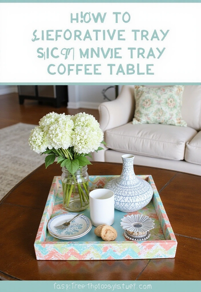 30 DIY Home Decor Projects That Are So Easy You'll Think They Were Store-Bought! - 28. DIY Decorative Tray