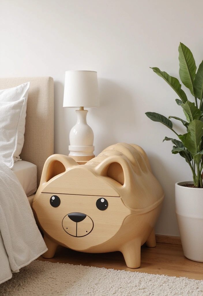25 Magical Kids Room Decor Ideas That'll Make Bedtime a Dream Come True! - 22. Innovative Bedside Tables