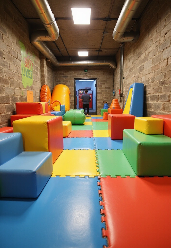 17 Ingenious Underground Kids Play Room Ideas for Small Spaces (You Won't Believe #4!) - 5. Soft Play Zones