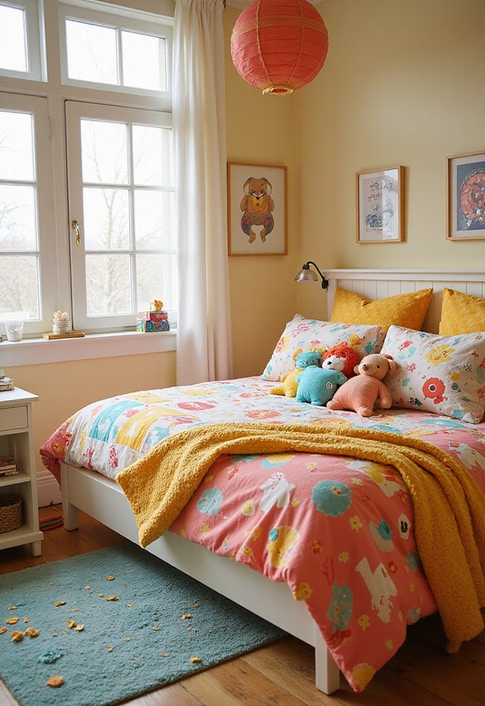 25 Magical Kids Room Decor Ideas That'll Make Bedtime a Dream Come True! - 14. Fun Themed Bedding
