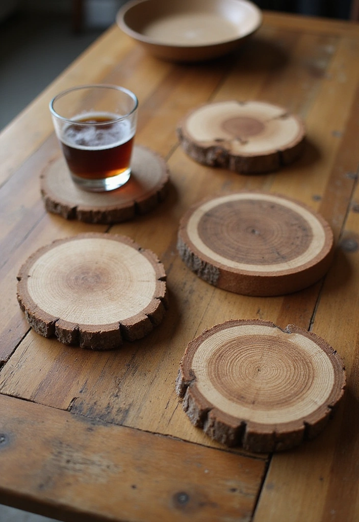 30 DIY Home Decor Projects That Are So Easy You'll Think They Were Store-Bought! - 23. Scrap Wood Coasters