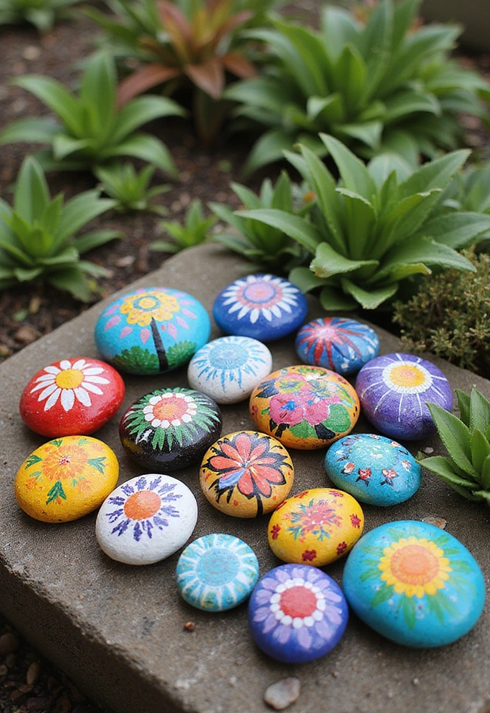 30 DIY Home Decor Projects That Are So Easy You'll Think They Were Store-Bought! - 30. Painted Rocks as Decor
