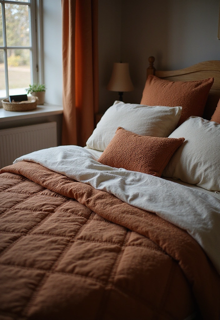 21 Cozy Small Bedroom Decor Hacks That'll Make You Feel Right at Home (Don't Miss #12!) - 20. Use Textured Bedding