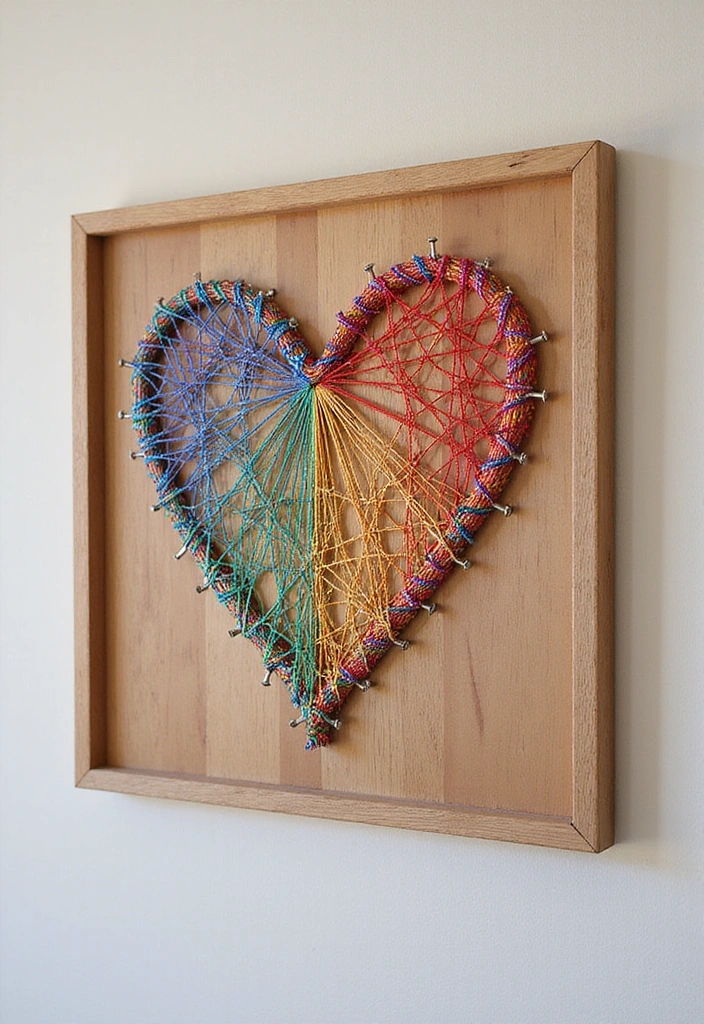 25 DIY Home Decor Projects That Are So Simple You’ll Think ‘Why Didn’t I Do This Sooner?!’ - 10. DIY String Art