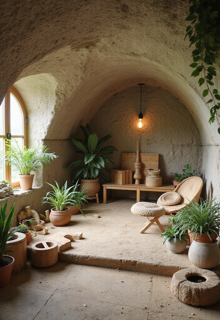17 Ingenious Underground Kids Play Room Ideas for Small Spaces (You Won't Believe #4!) - 9. Nature-Inspired Decor