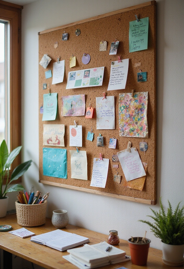 30 DIY Home Decor Projects That Are So Easy You'll Think They Were Store-Bought! - 4. DIY Cork Board Wall