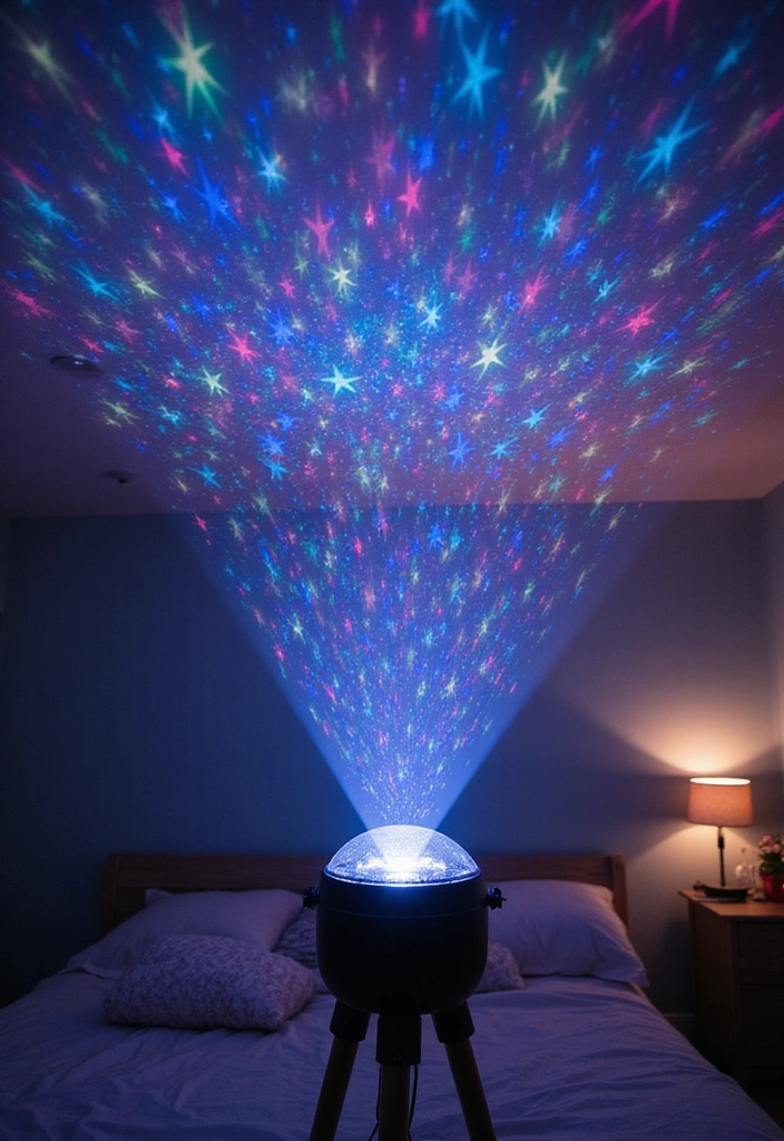25 Magical Kids Room Decor Ideas That'll Make Bedtime a Dream Come True! - 18. Starlit Projectors