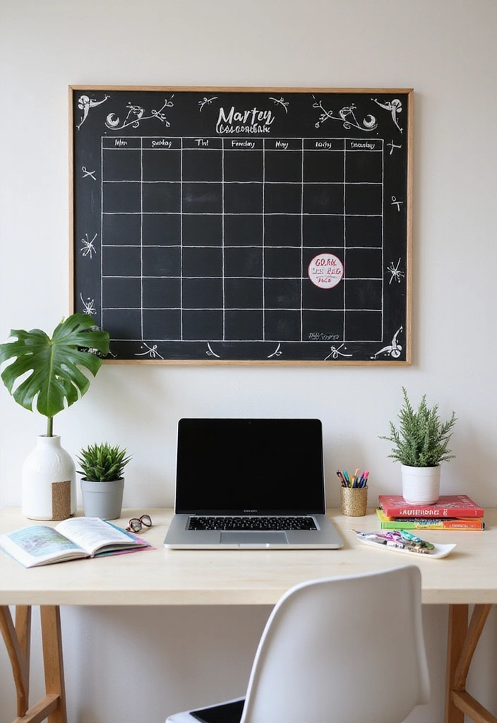 25 Fun and Budget-Friendly Small House DIY Projects You Can Start Today! - 22. Design a Functional Wall Calendar
