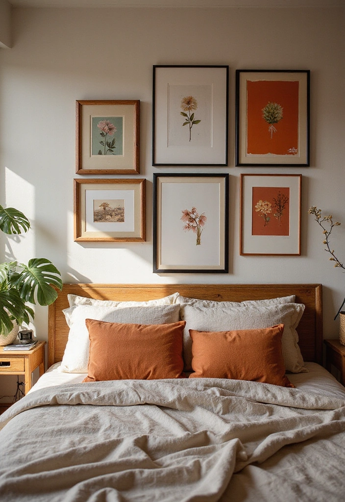 21 Cozy Small Bedroom Decor Hacks That'll Make You Feel Right at Home (Don't Miss #12!) - 6. Personalize With Art