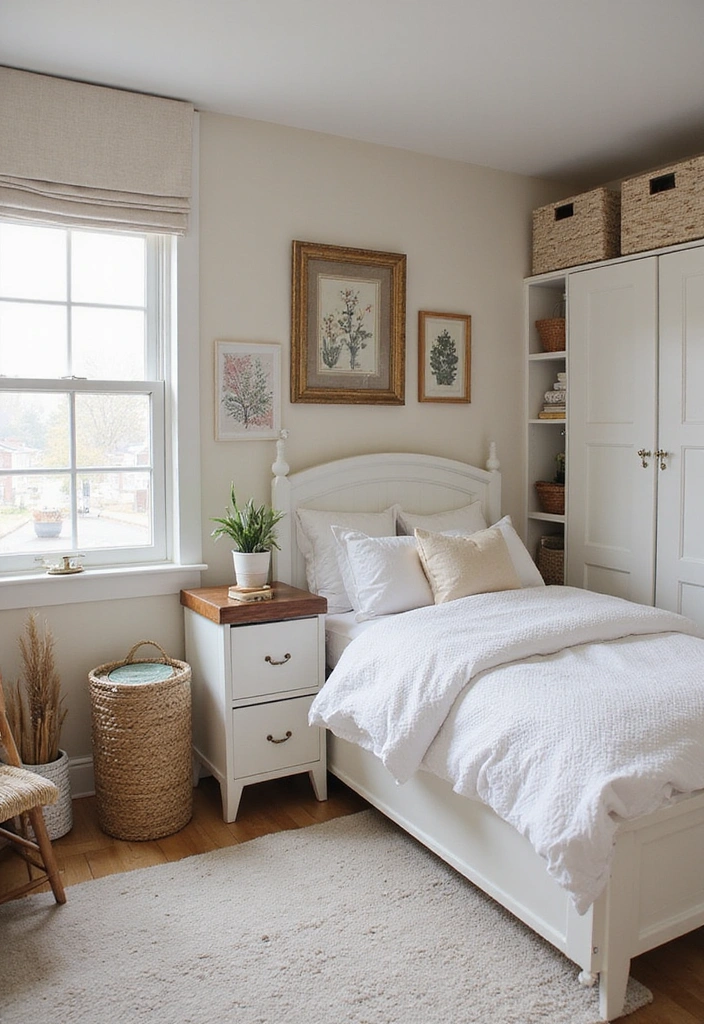 21 Cozy Small Bedroom Decor Hacks That'll Make You Feel Right at Home (Don't Miss #12!) - 5. Optimize Storage Solutions