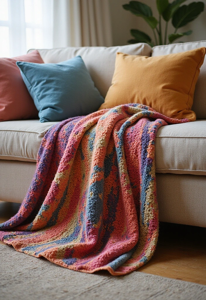 25 Fun and Budget-Friendly Small House DIY Projects You Can Start Today! - 24. Cozy Up with DIY Throws