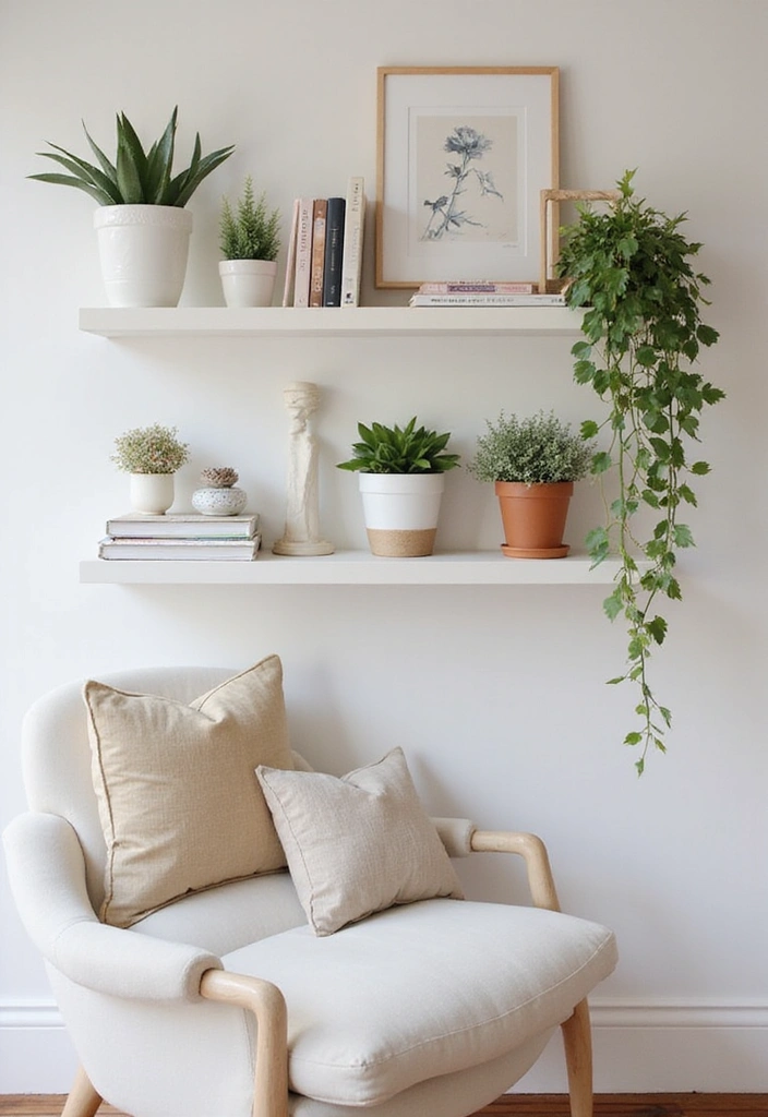 25 Fun and Budget-Friendly Small House DIY Projects You Can Start Today! - 3. Install Floating Shelves
